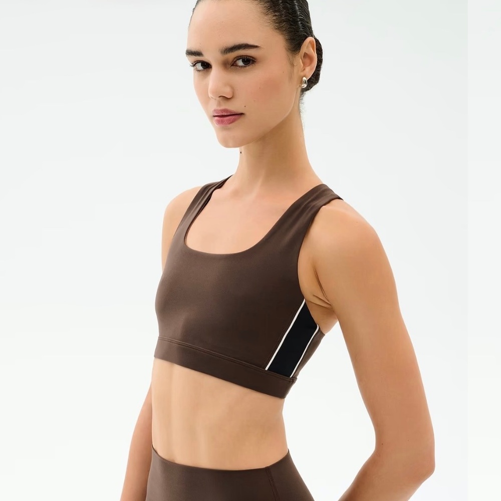 Splits59 Lexi Rigor Bra- Dark Chocolate/Black, S